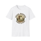 Trail Hopper T-Shirt — 'Trail Hopper Ribbit & Hike' Frog Hiking Graphic Tee