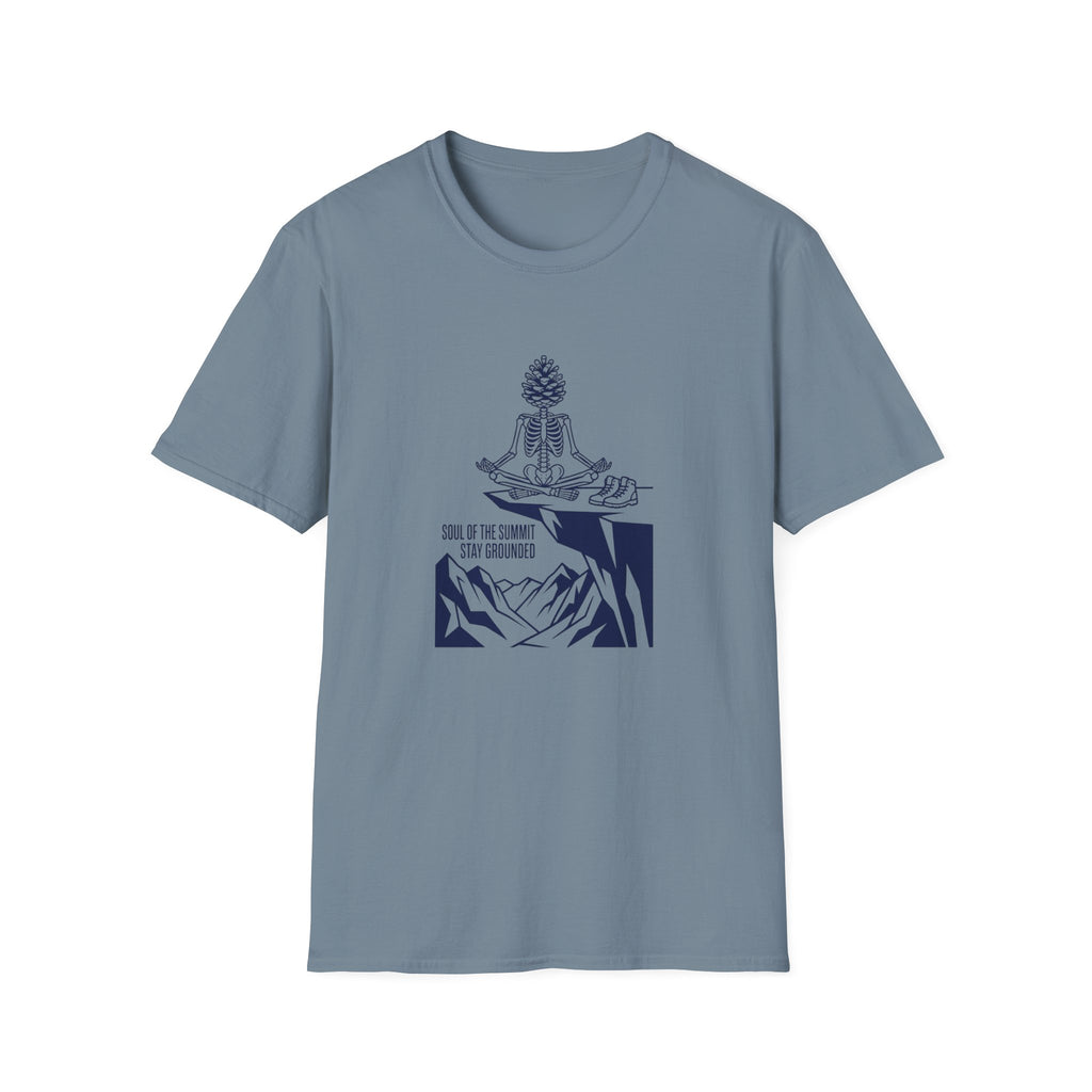Meditation Pinecone T-Shirt — "Soul of the Summit" Yoga Tee