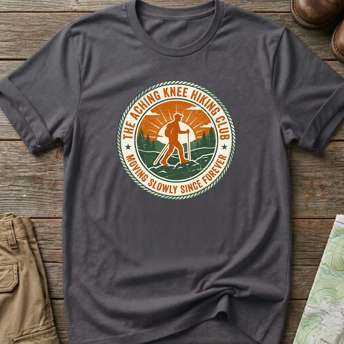 Aching Knee Hiking T-Shirt