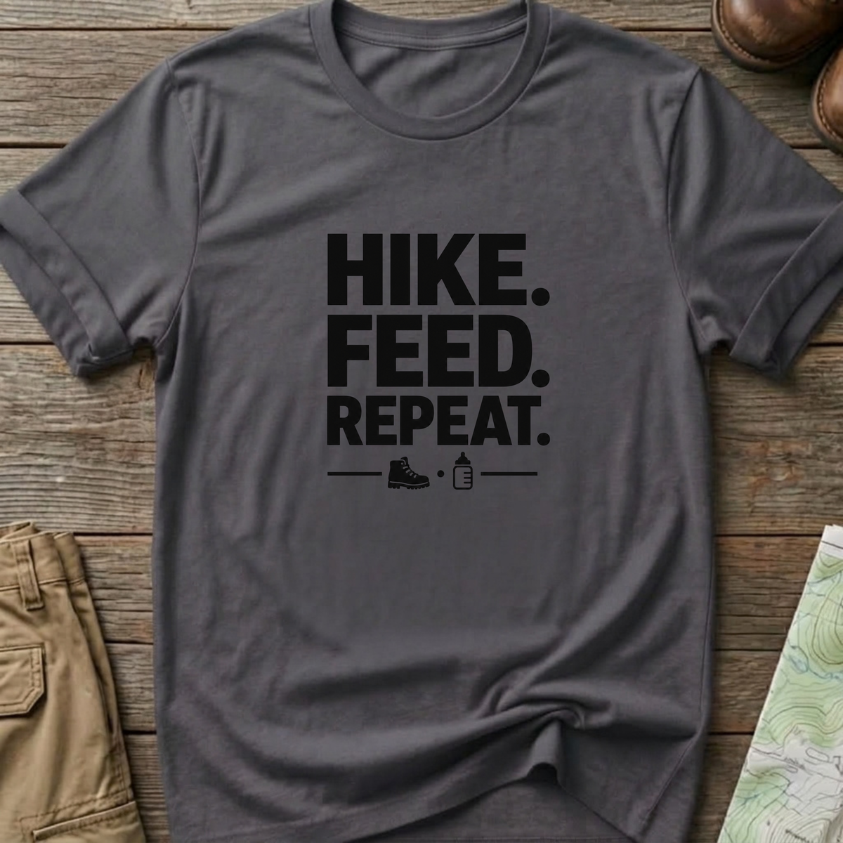 Hike. Feed. Repeat. T‑Shirt