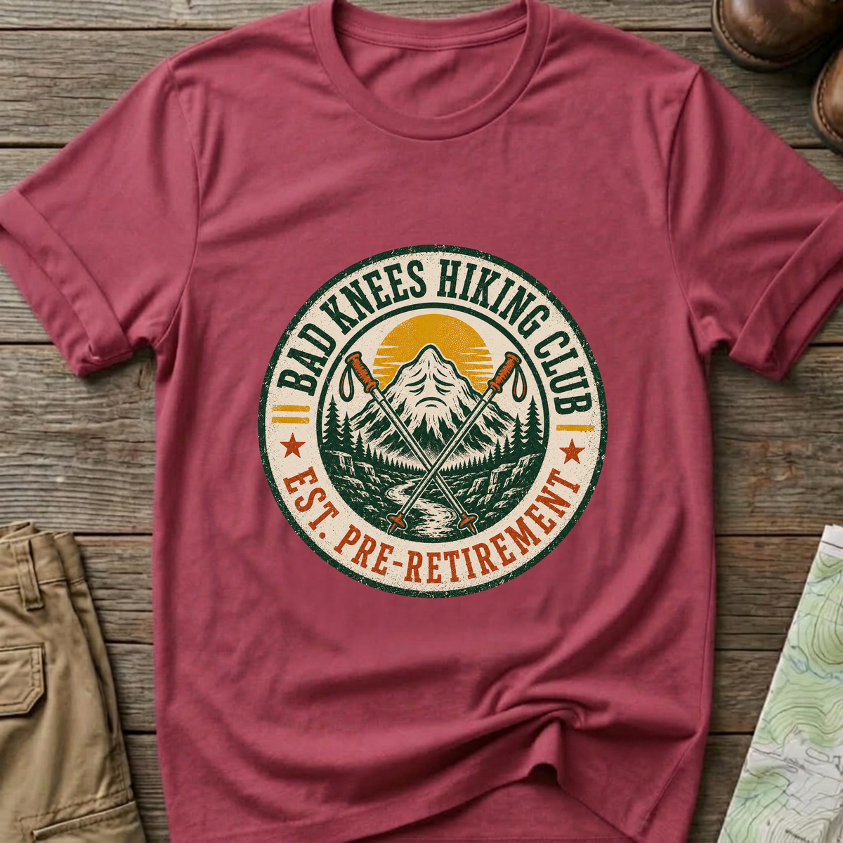 Bad Knee Hiking Club T-Shirt