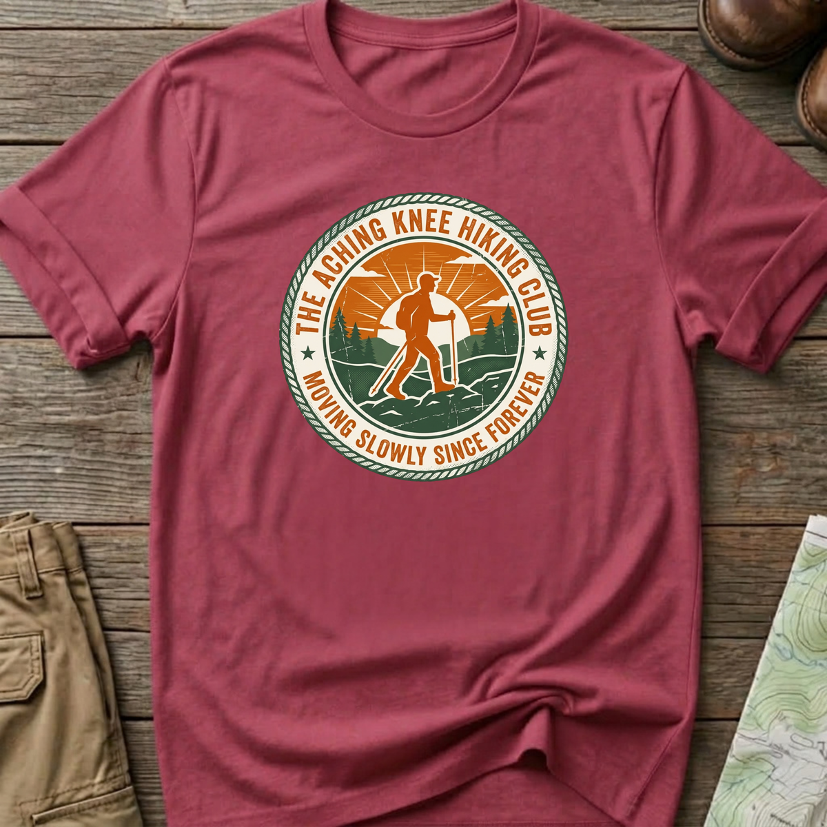 Aching Knee Hiking T-Shirt