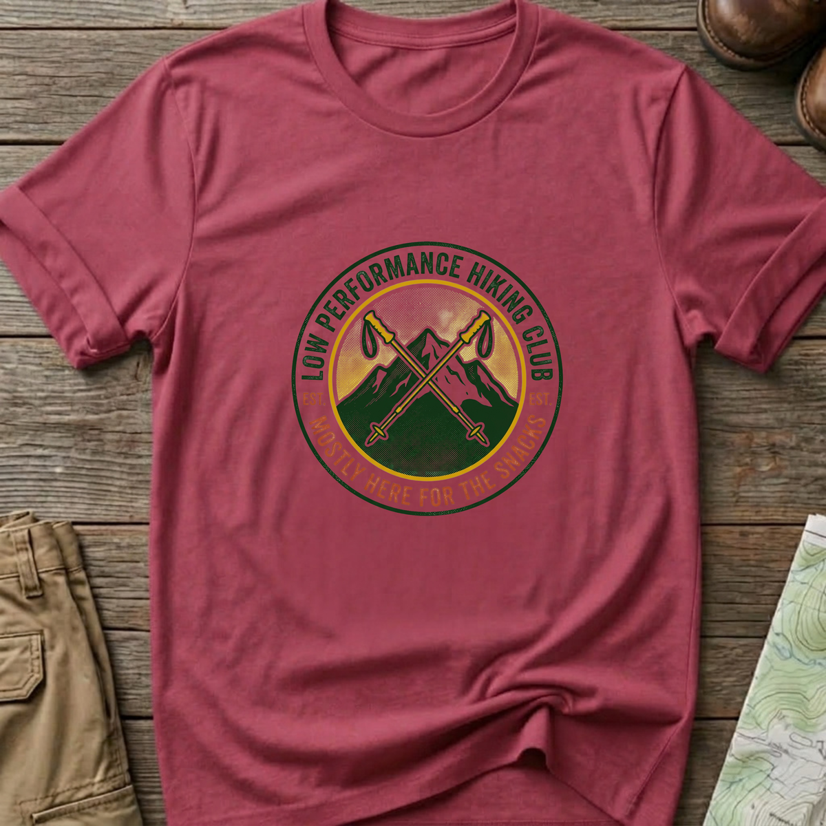 Low Performance Hiking Club T-Shirt