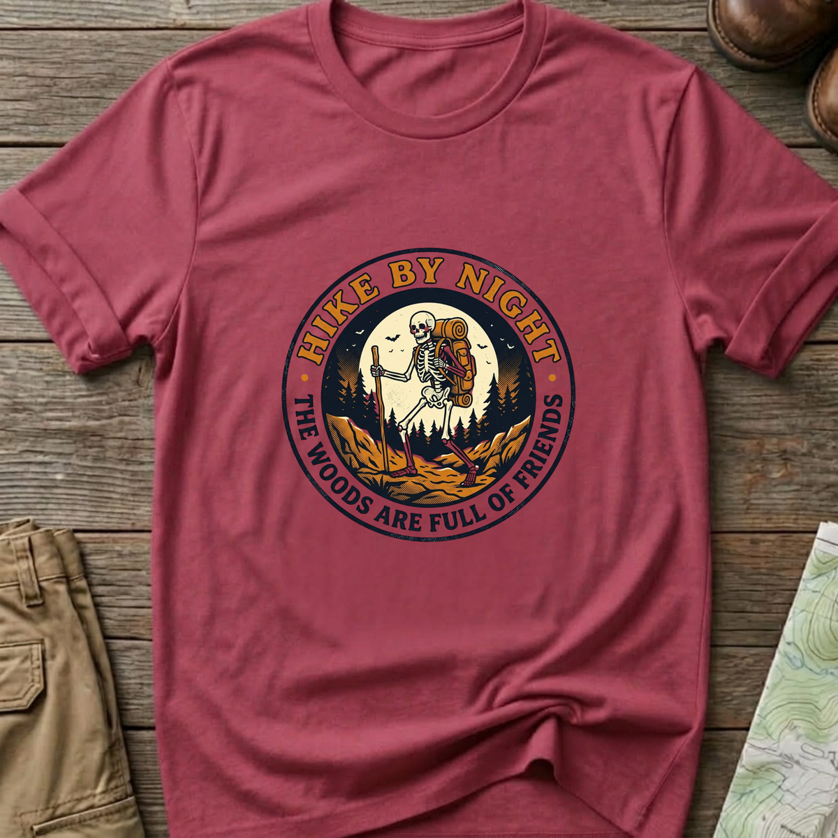 Hike By Night T‑Shirt