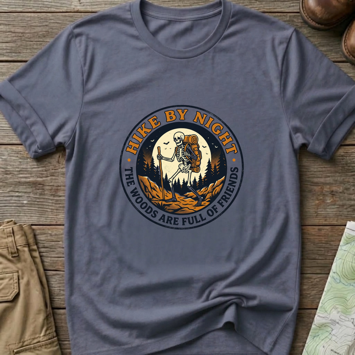 Hike By Night T‑Shirt