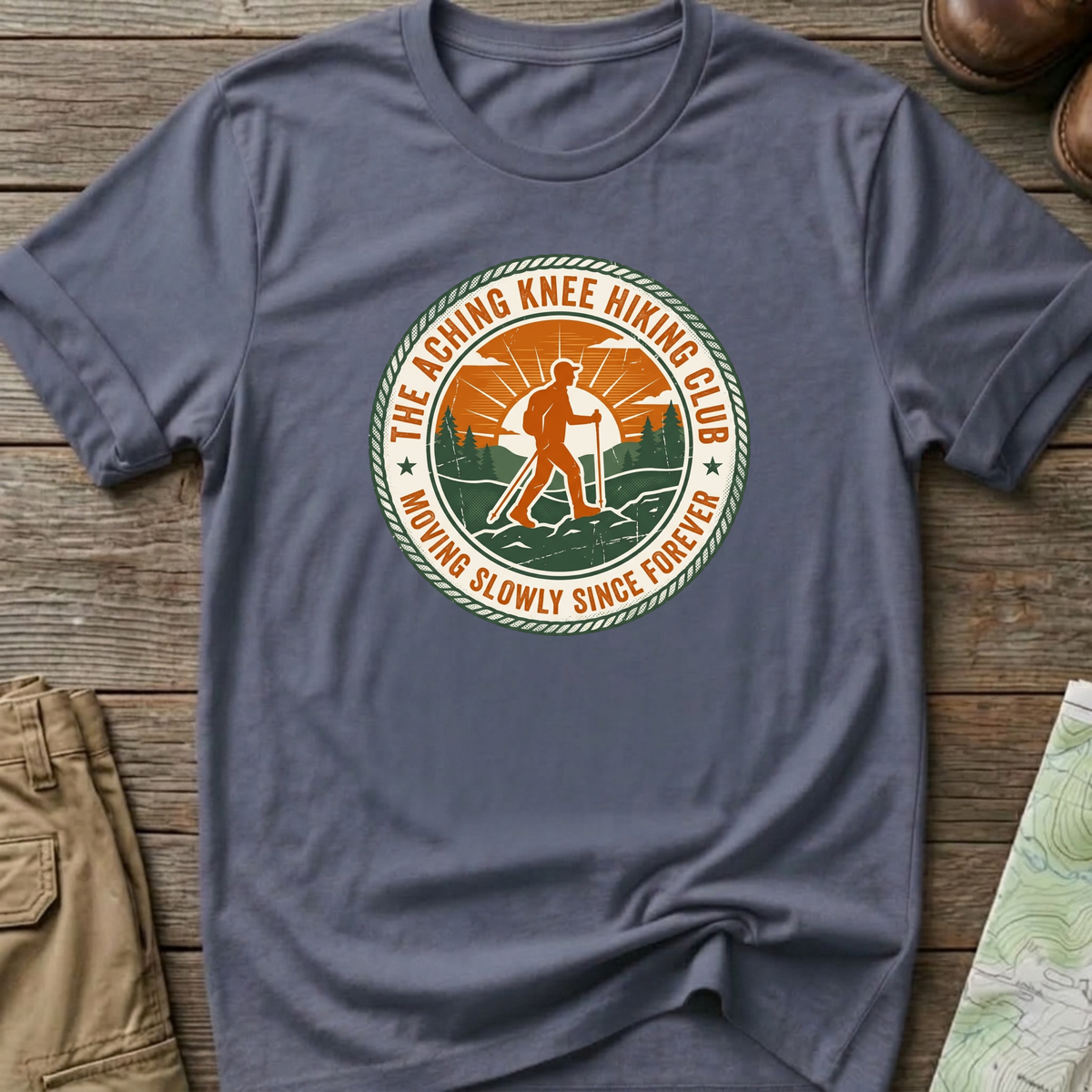 Aching Knee Hiking T-Shirt