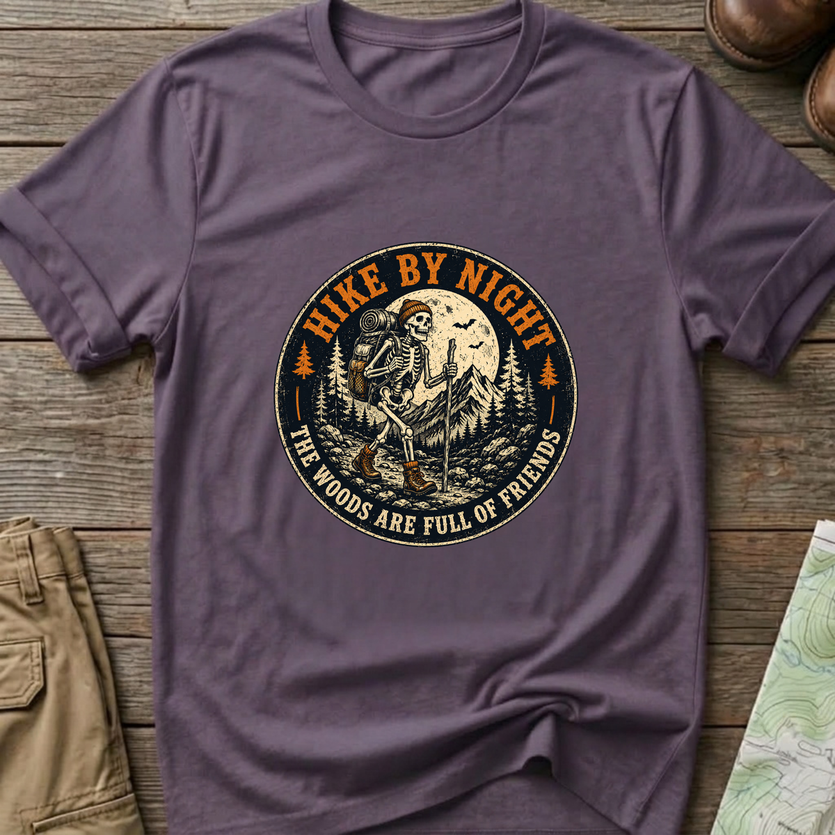 Hike By Night T‑Shirt