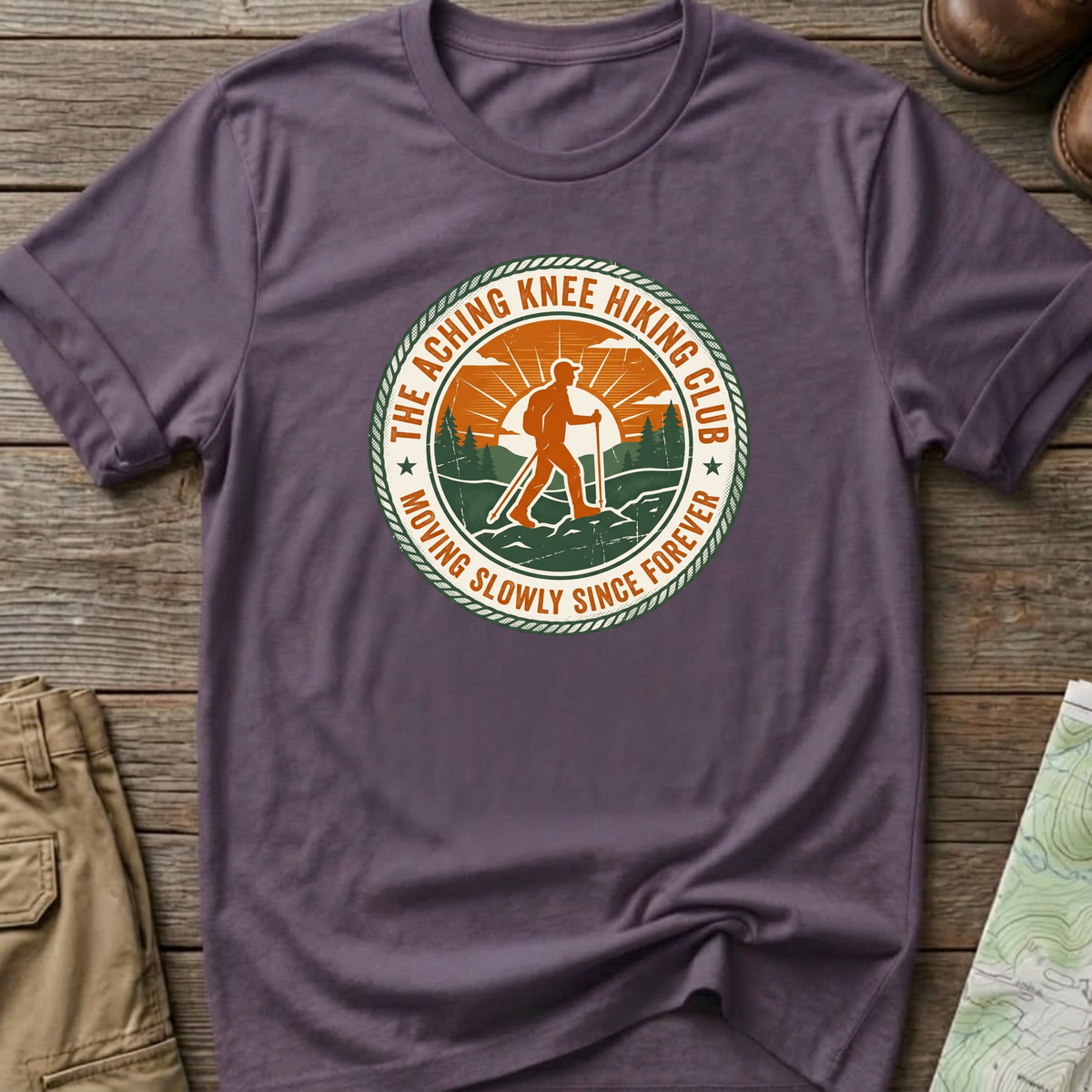 Aching Knee Hiking T-Shirt