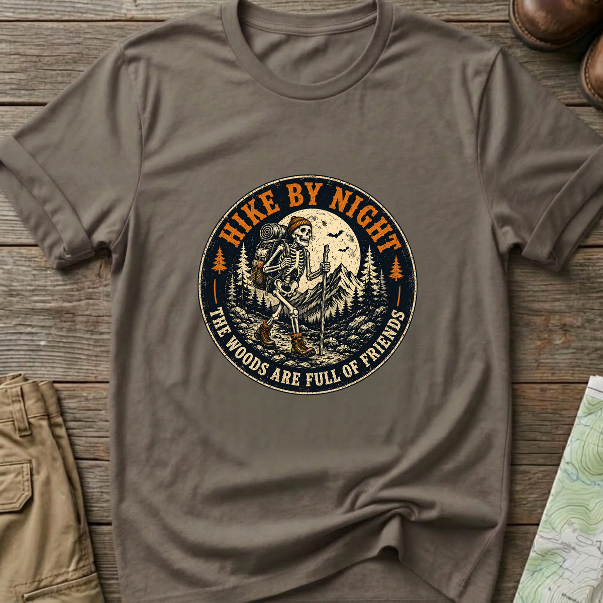 Hike By Night T‑Shirt