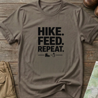 Hike. Feed. Repeat. T‑Shirt