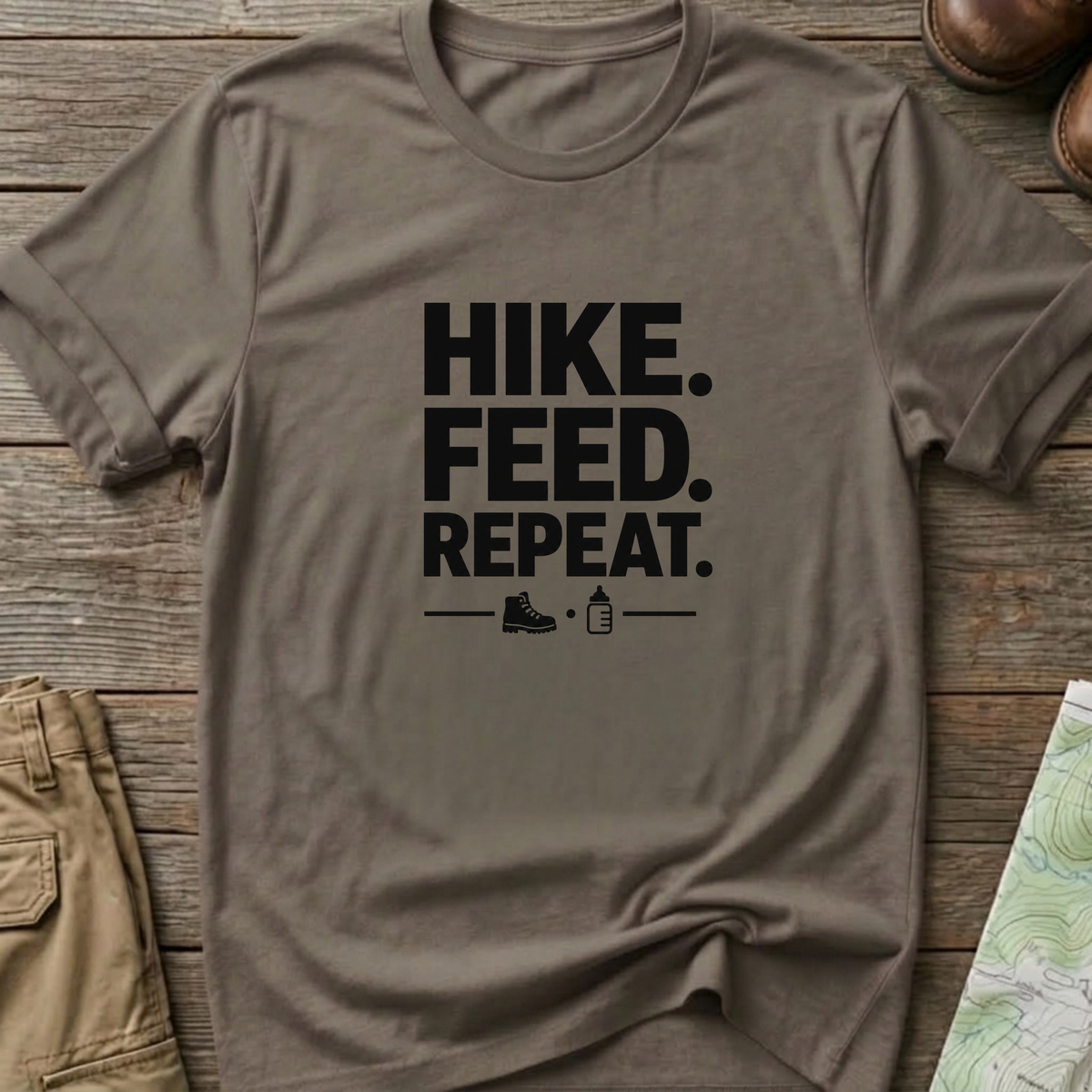Hike. Feed. Repeat. T‑Shirt