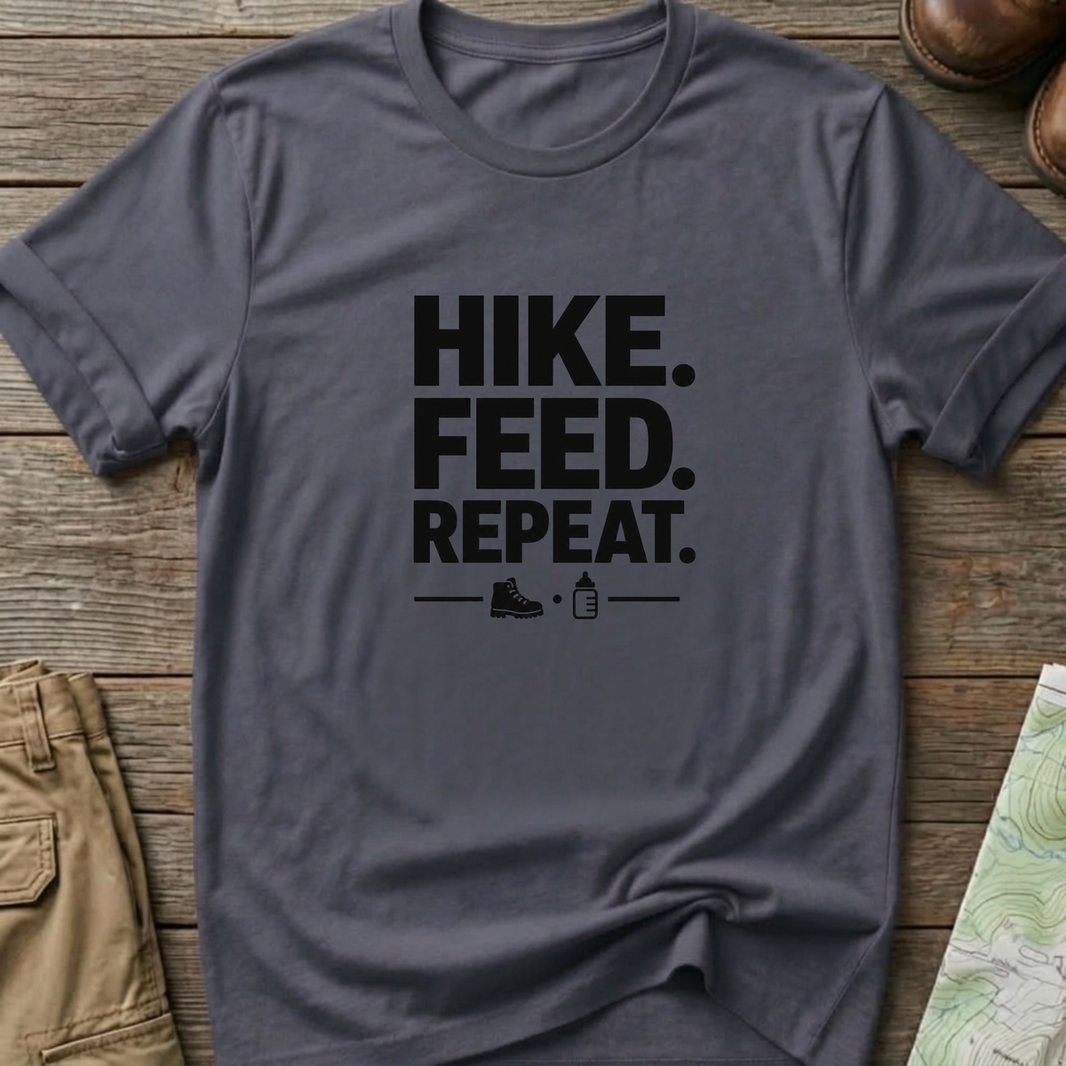 Hike. Feed. Repeat. T‑Shirt