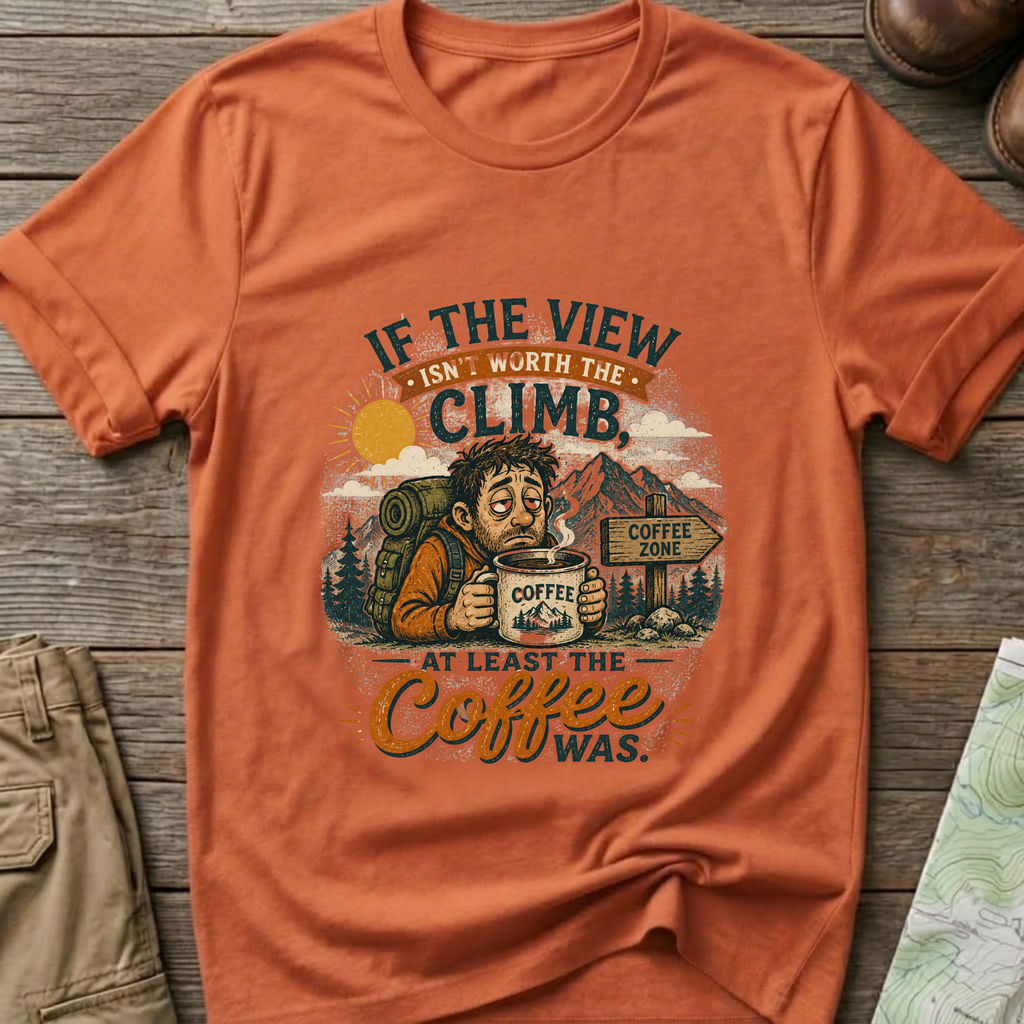 Climb with Coffee T-Shirt