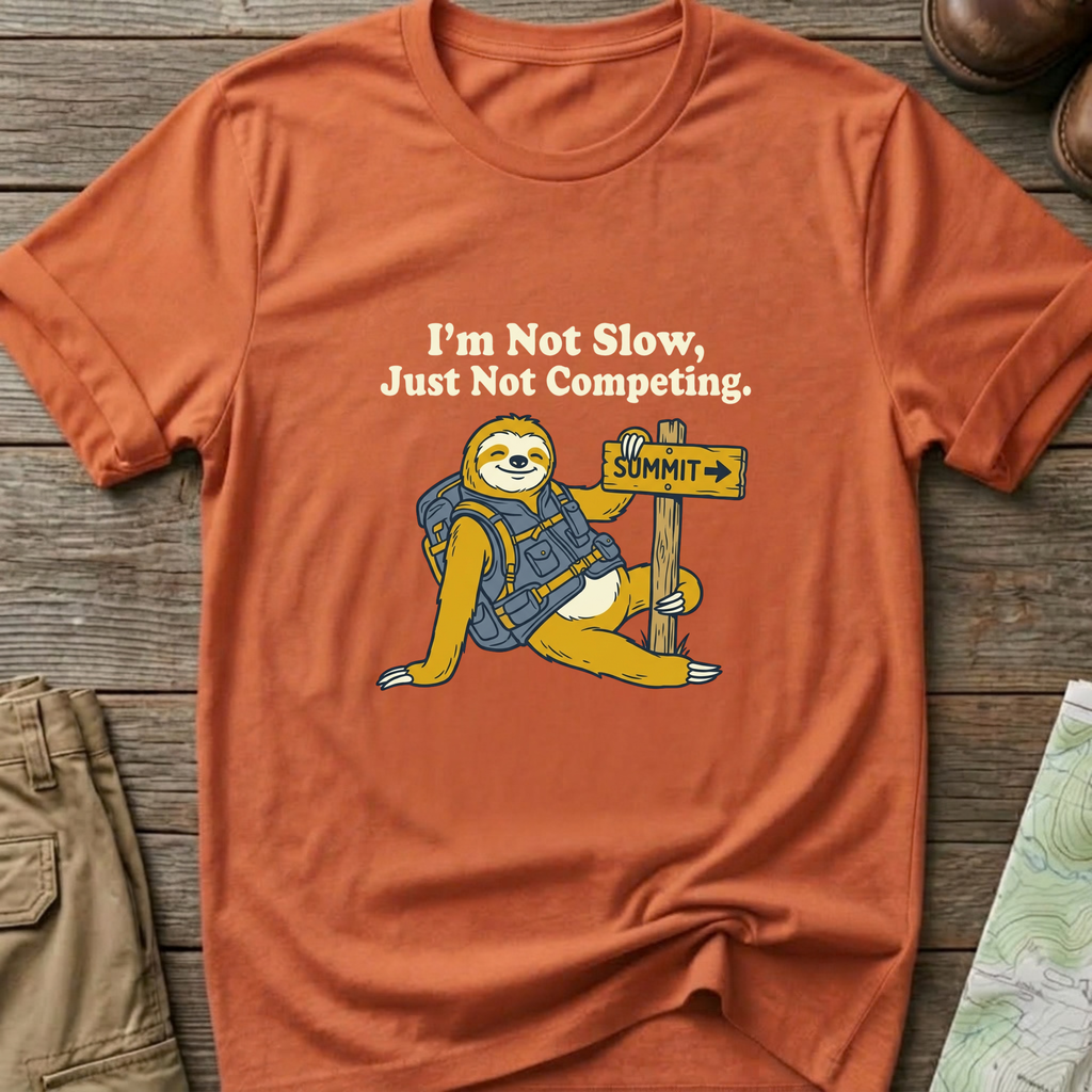 Sloth Hiking T-Shirt