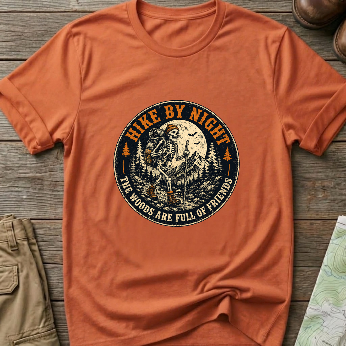 Hike By Night T‑Shirt