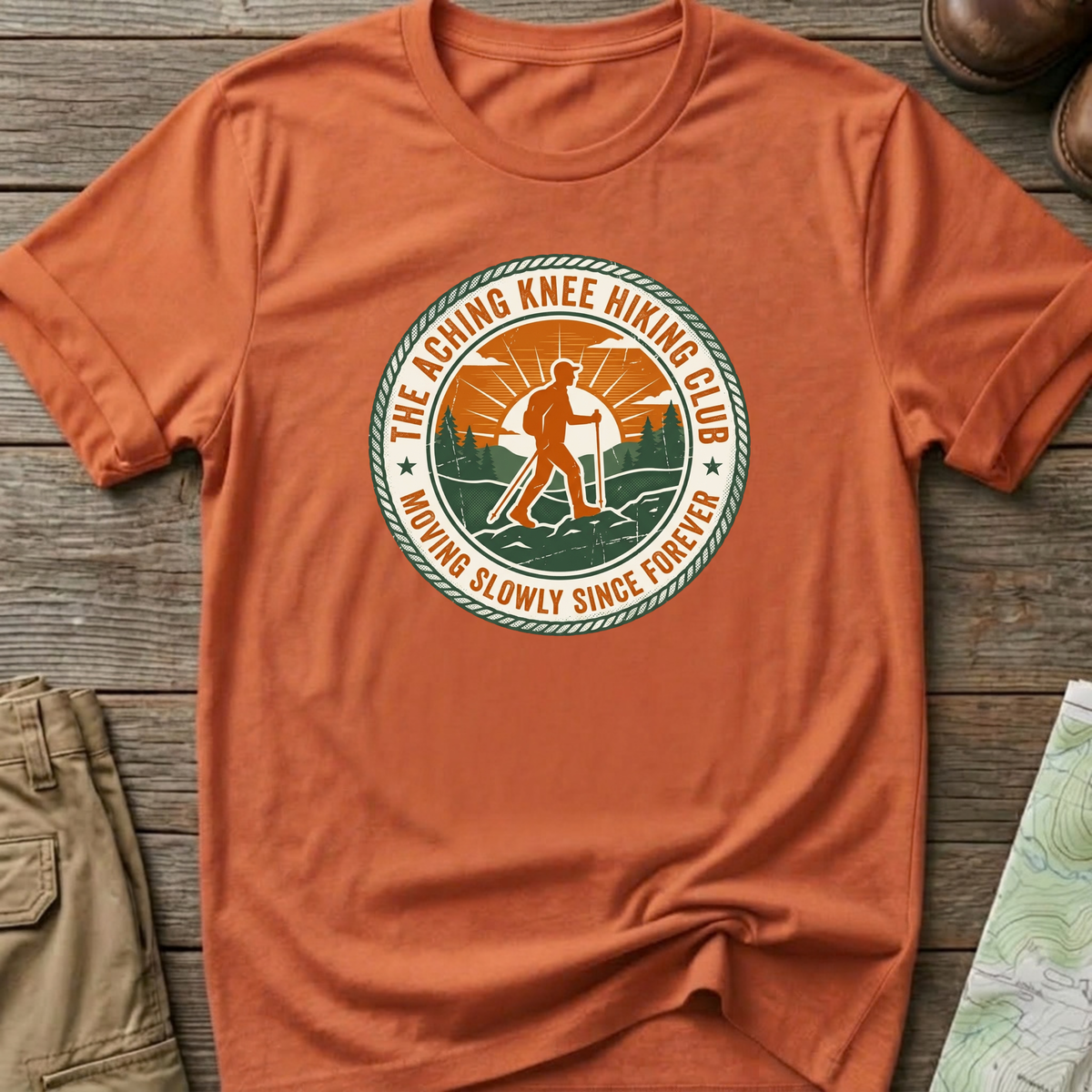 Aching Knee Hiking T-Shirt