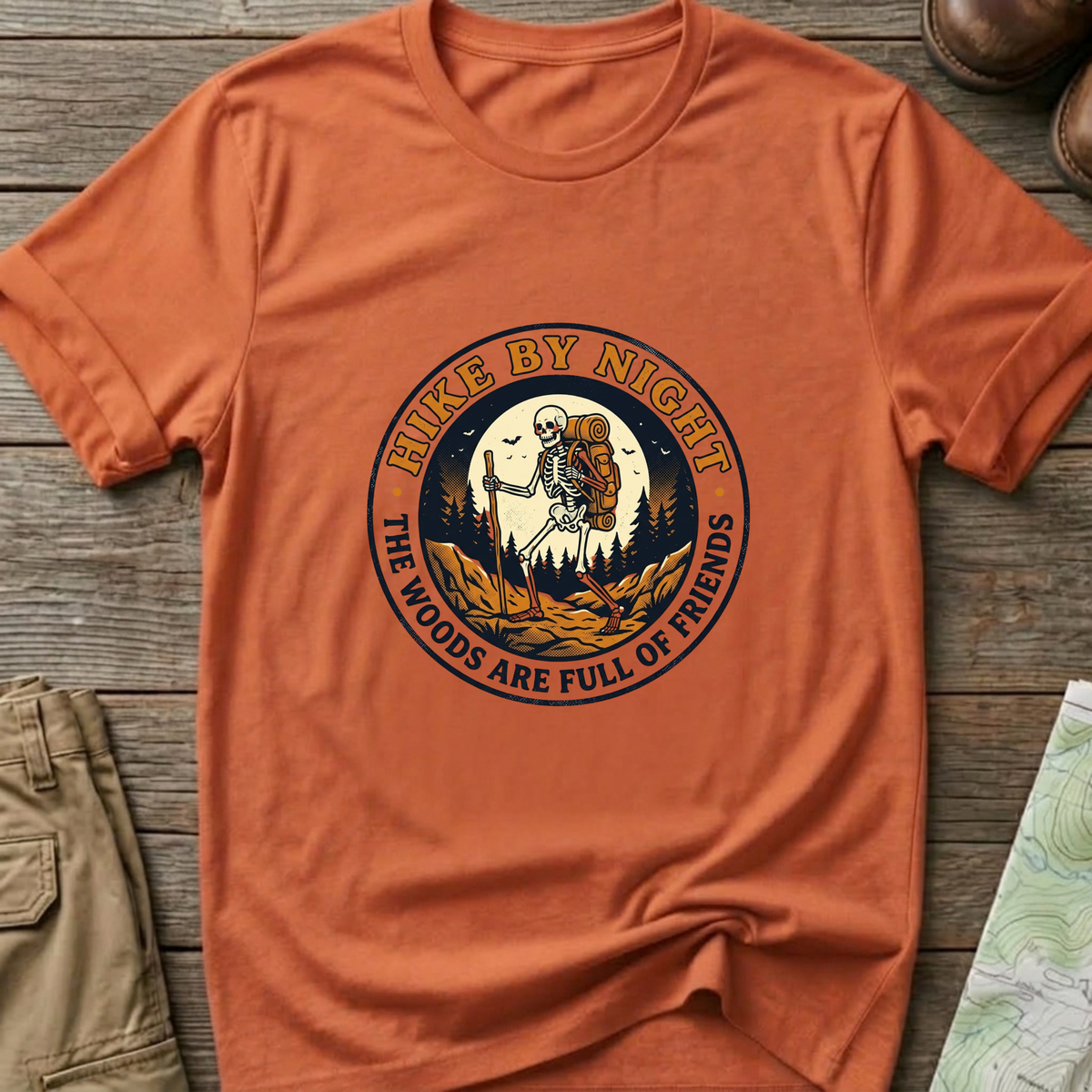 Hike By Night T‑Shirt