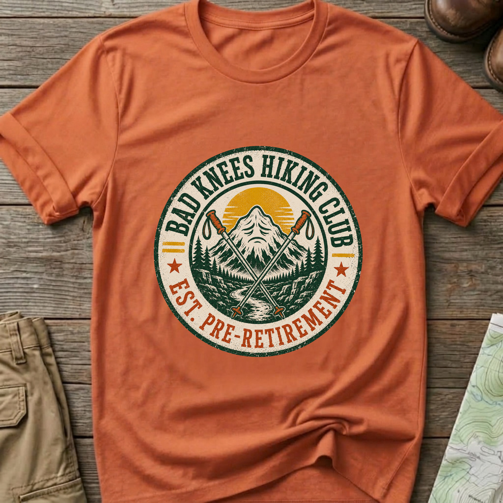 Bad Knee Hiking Club T-Shirt