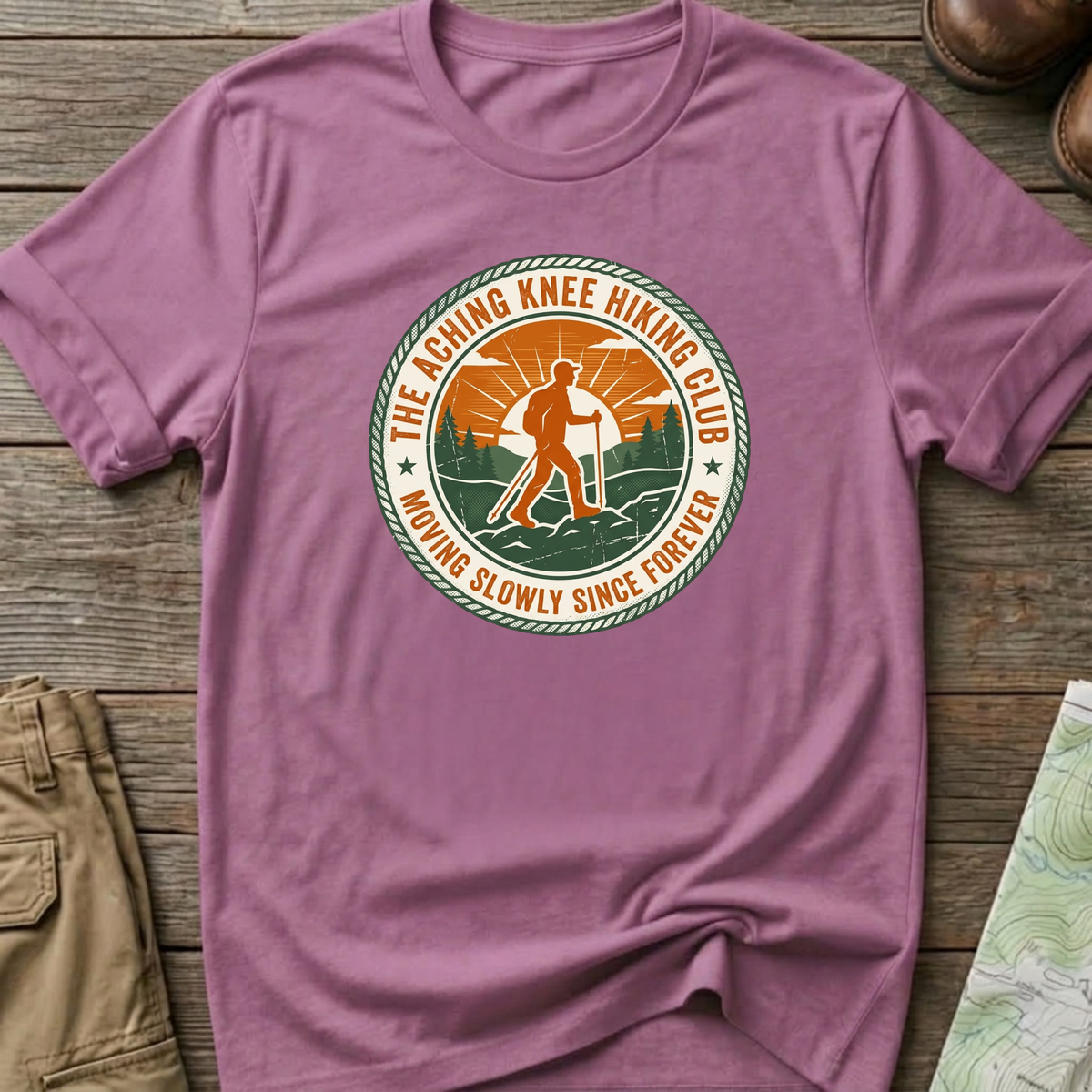 Aching Knee Hiking T-Shirt