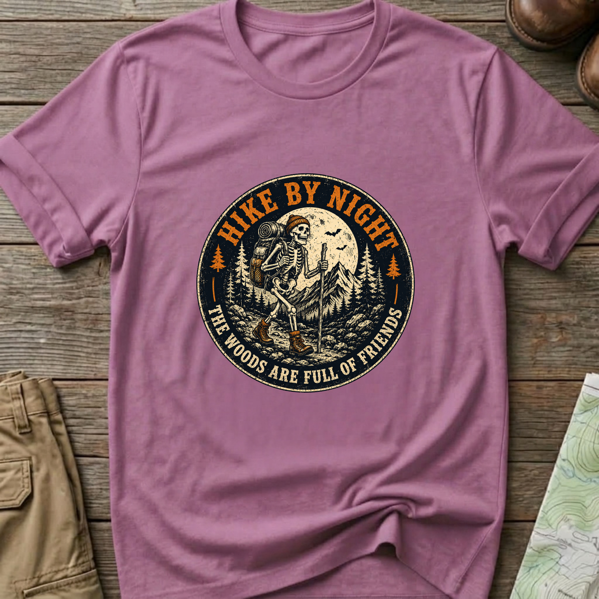Hike By Night T‑Shirt