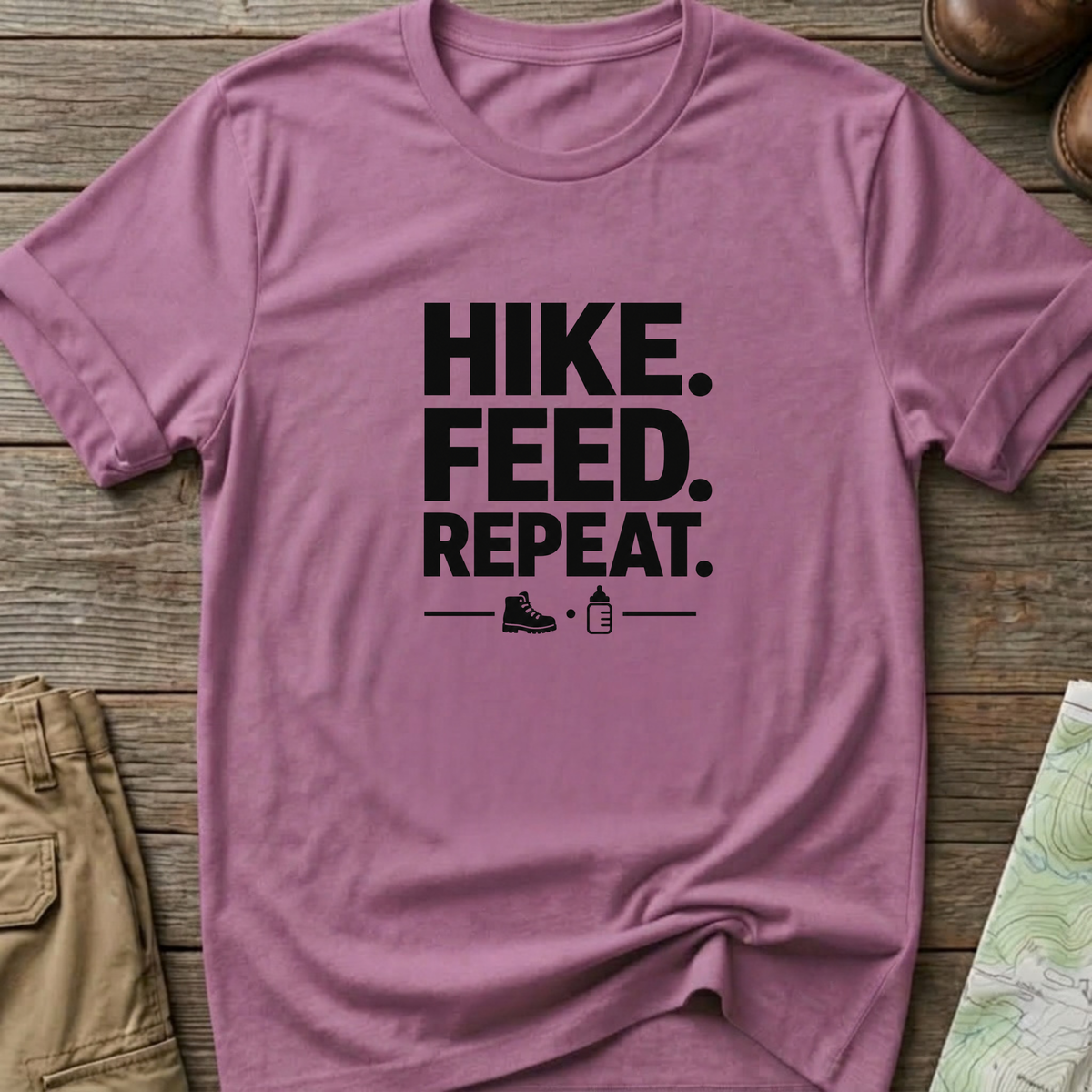 Hike. Feed. Repeat. T‑Shirt