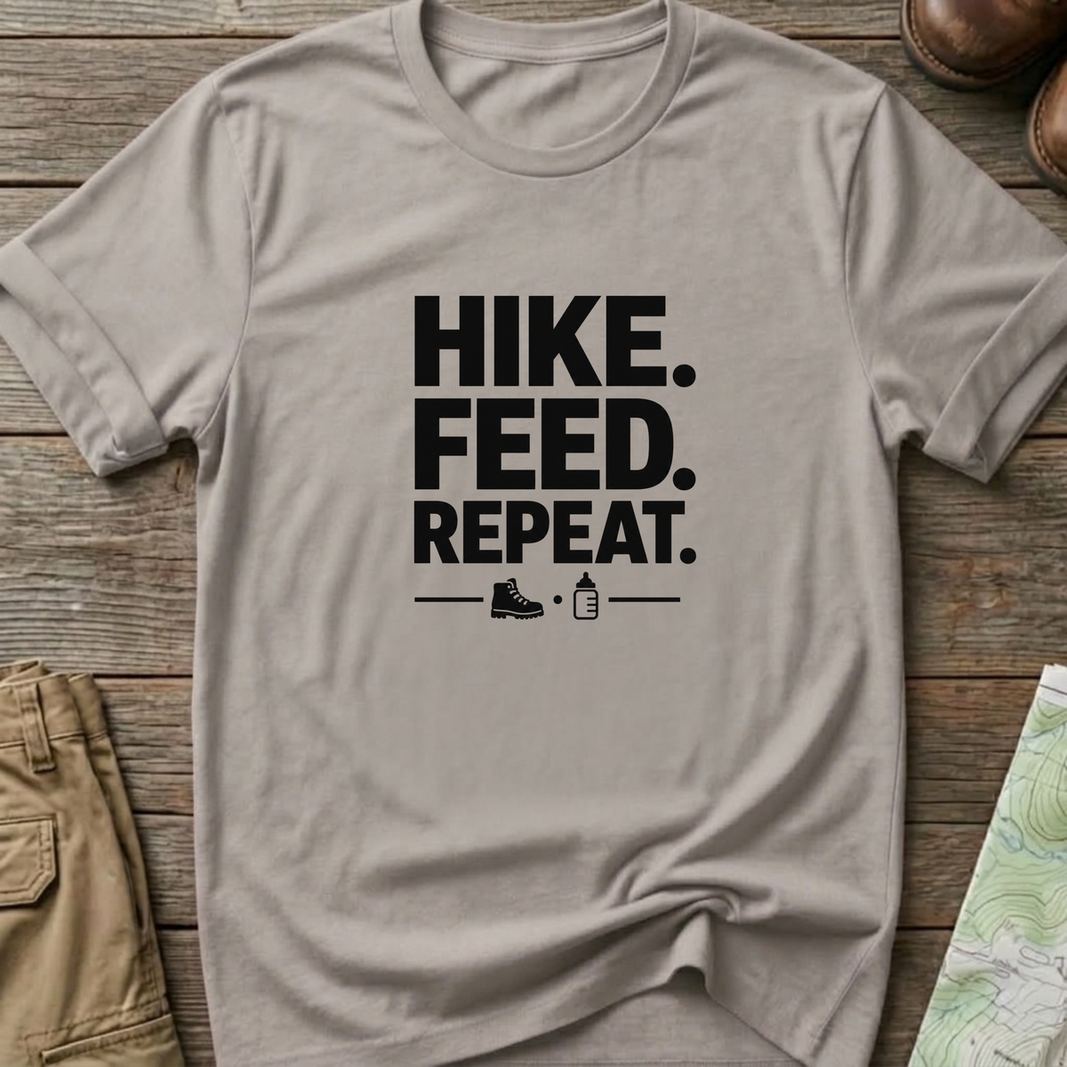 Hike. Feed. Repeat. T‑Shirt