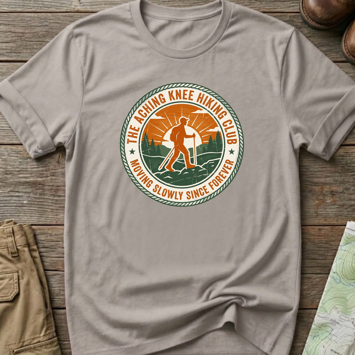 Aching Knee Hiking T-Shirt