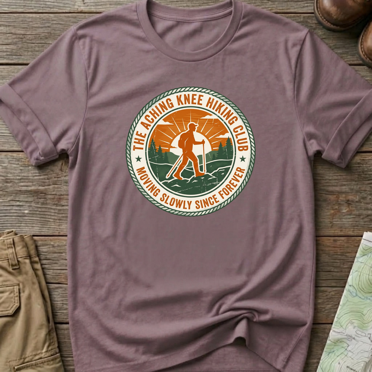 Aching Knee Hiking T-Shirt