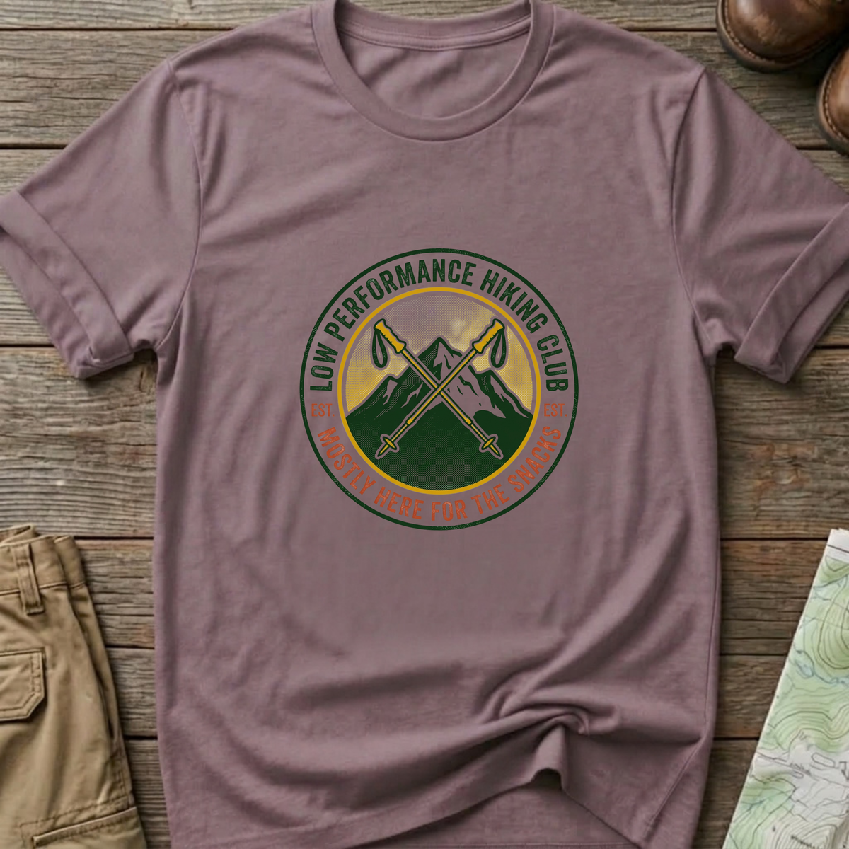 Low Performance Hiking Club T-Shirt
