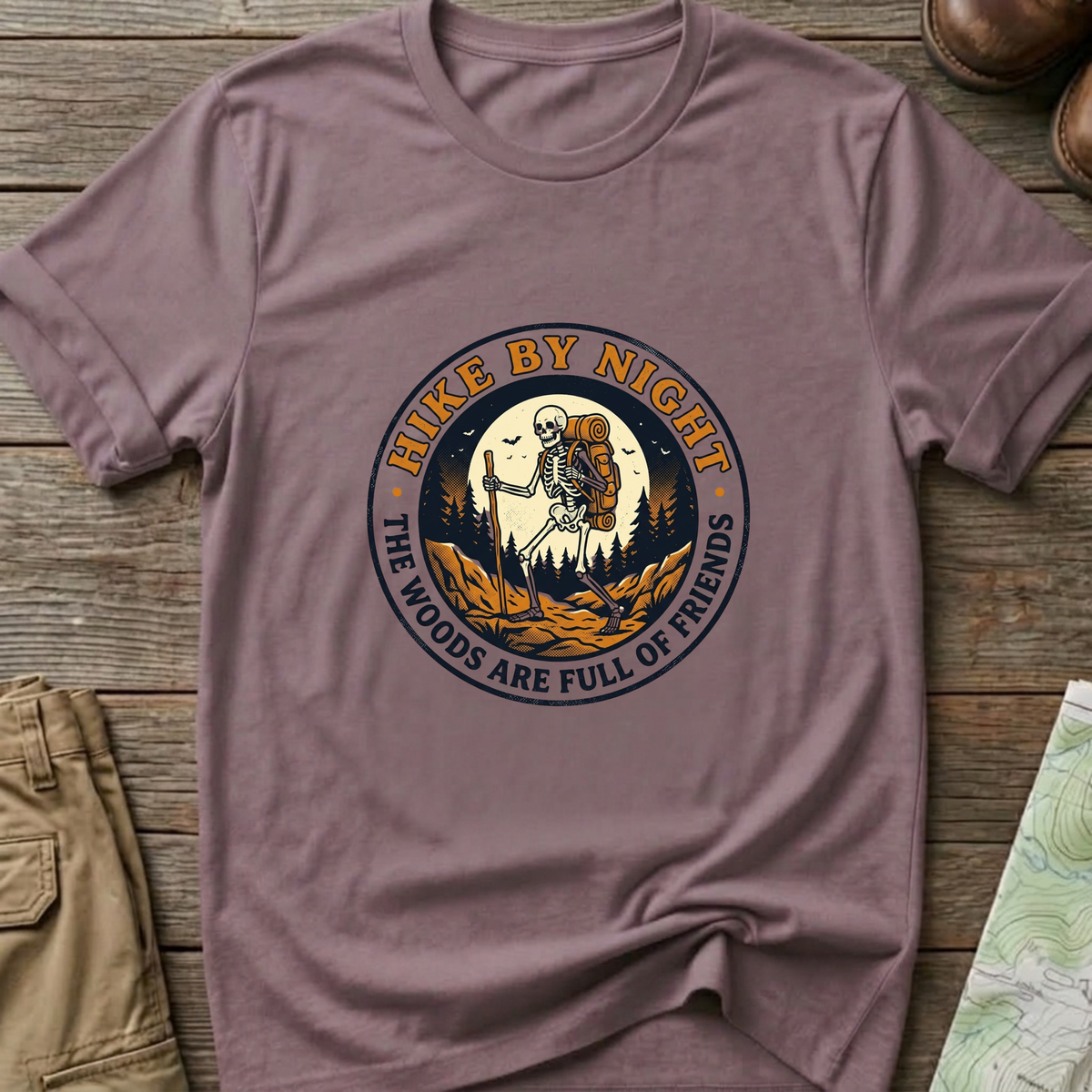 Hike By Night T‑Shirt
