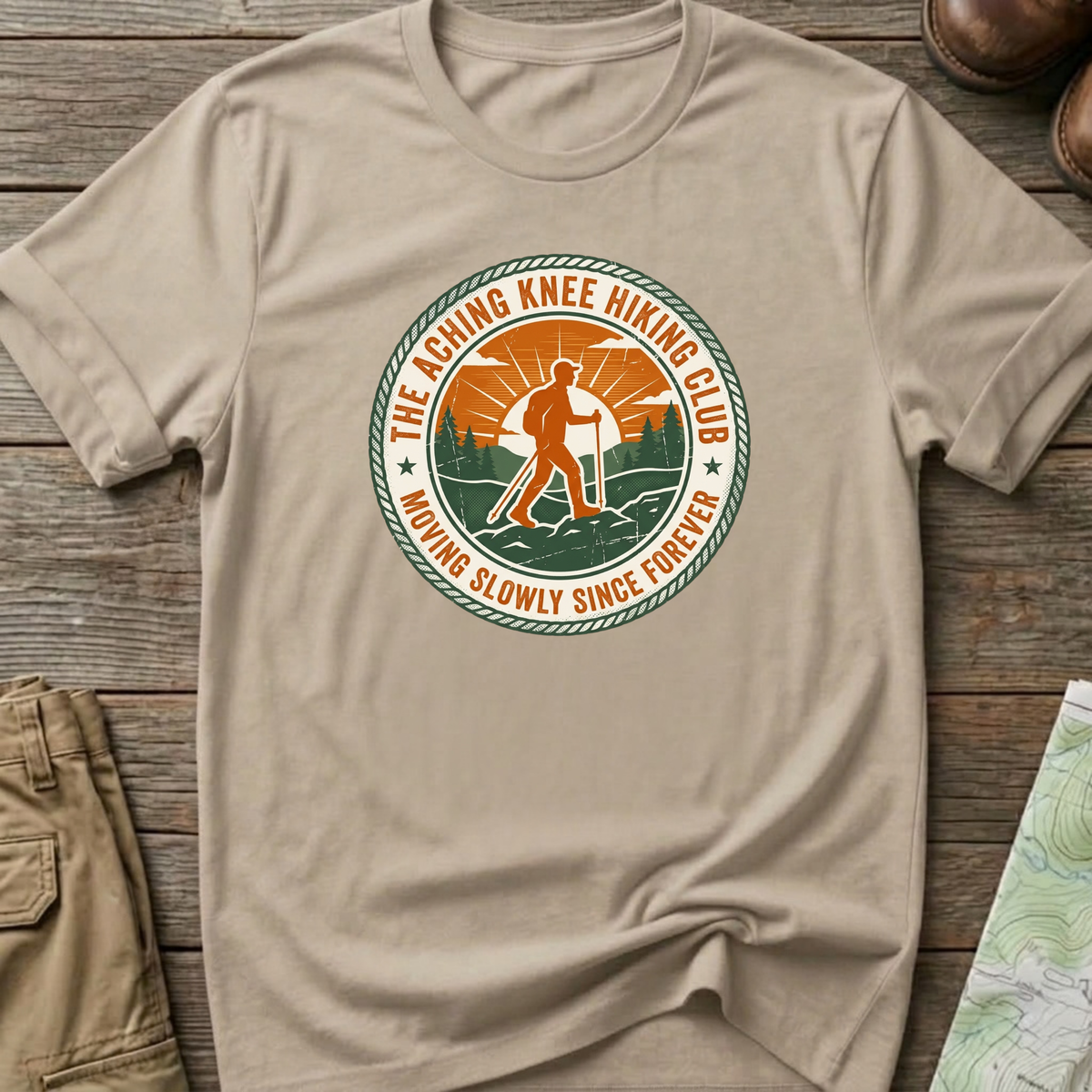 Aching Knee Hiking T-Shirt