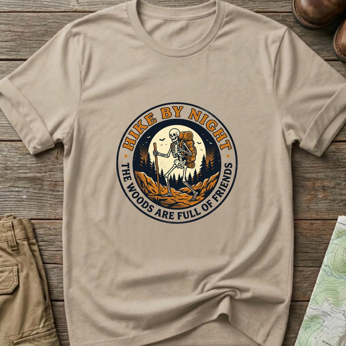 Hike By Night T‑Shirt