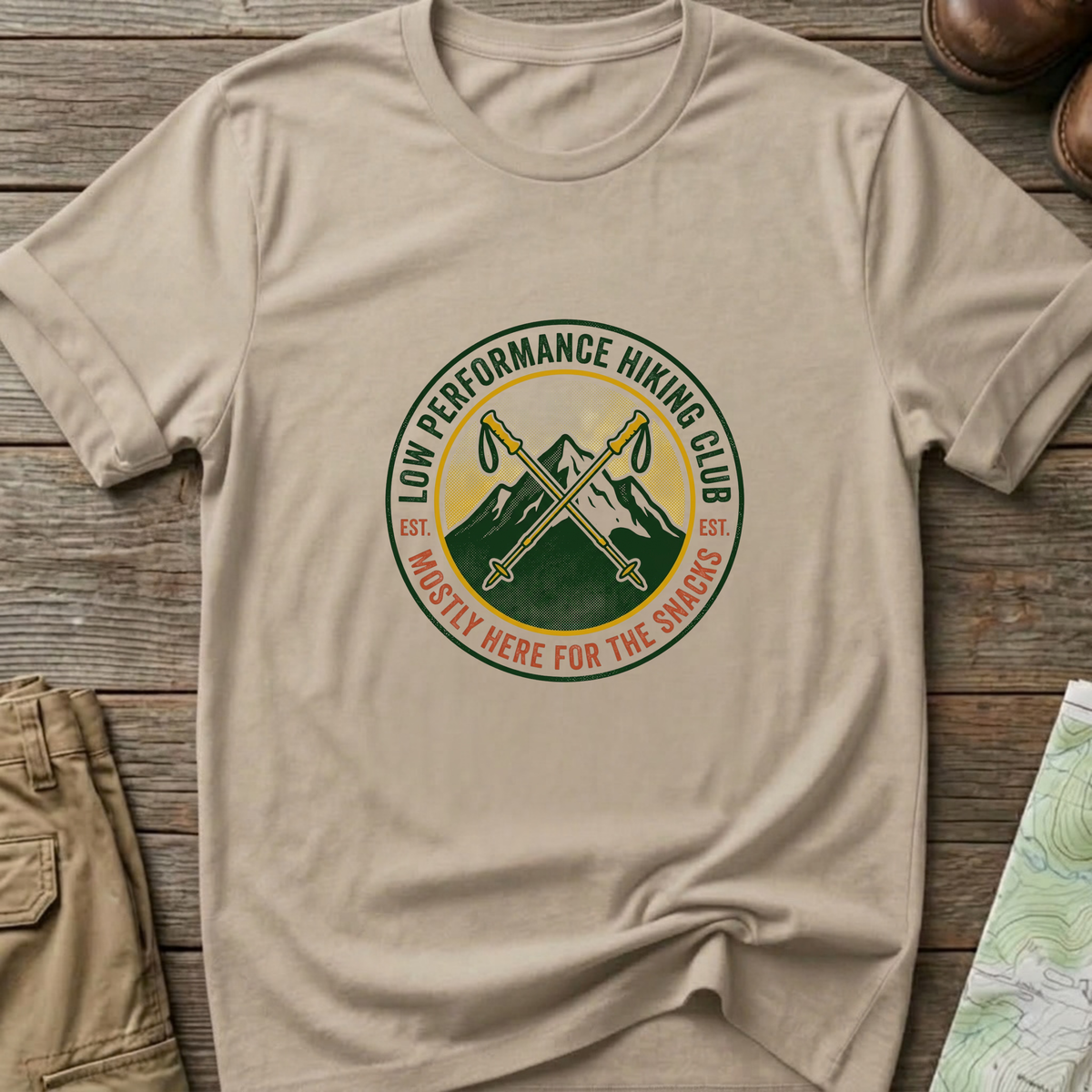 Low Performance Hiking Club T-Shirt