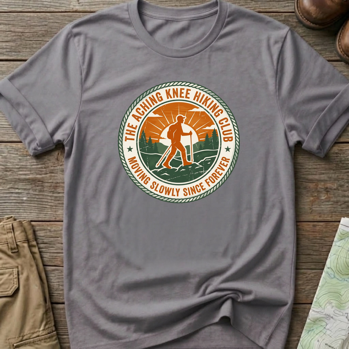 Aching Knee Hiking T-Shirt