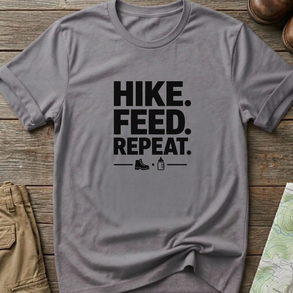 Hike. Feed. Repeat. T‑Shirt
