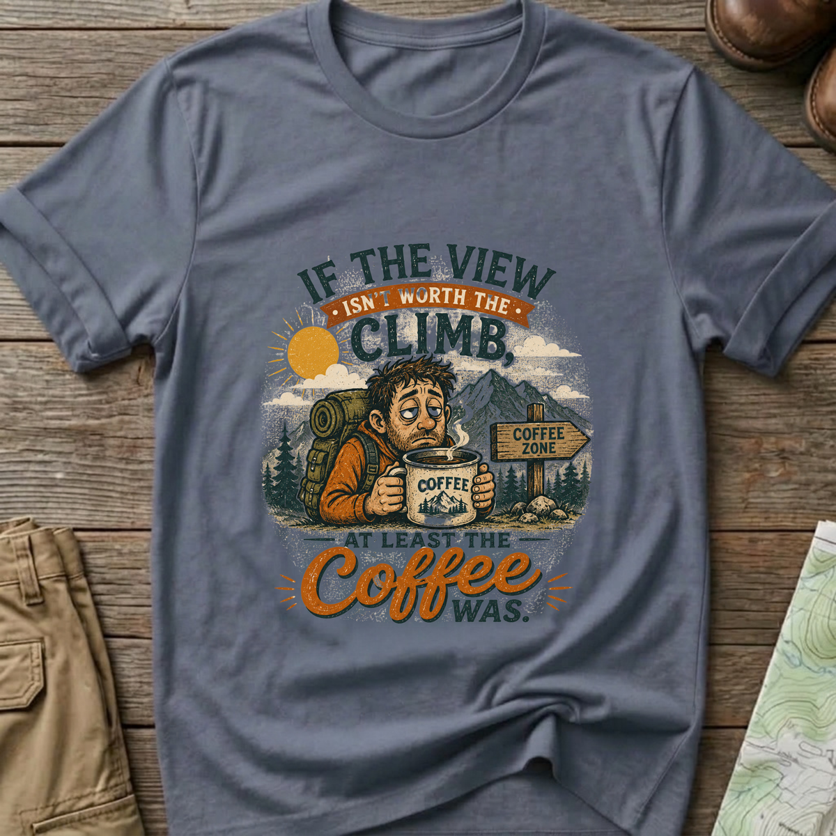 Climb with Coffee T-Shirt
