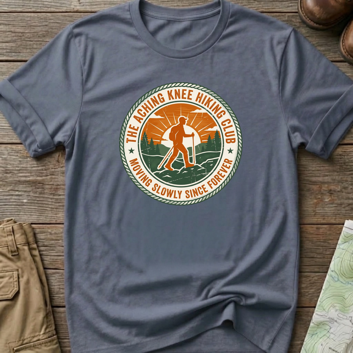 Aching Knee Hiking T-Shirt
