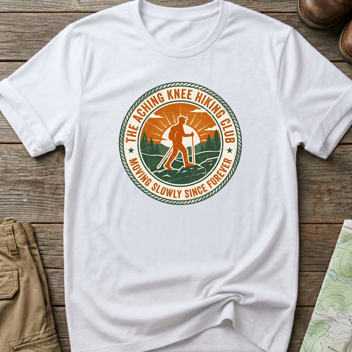 Aching Knee Hiking T-Shirt