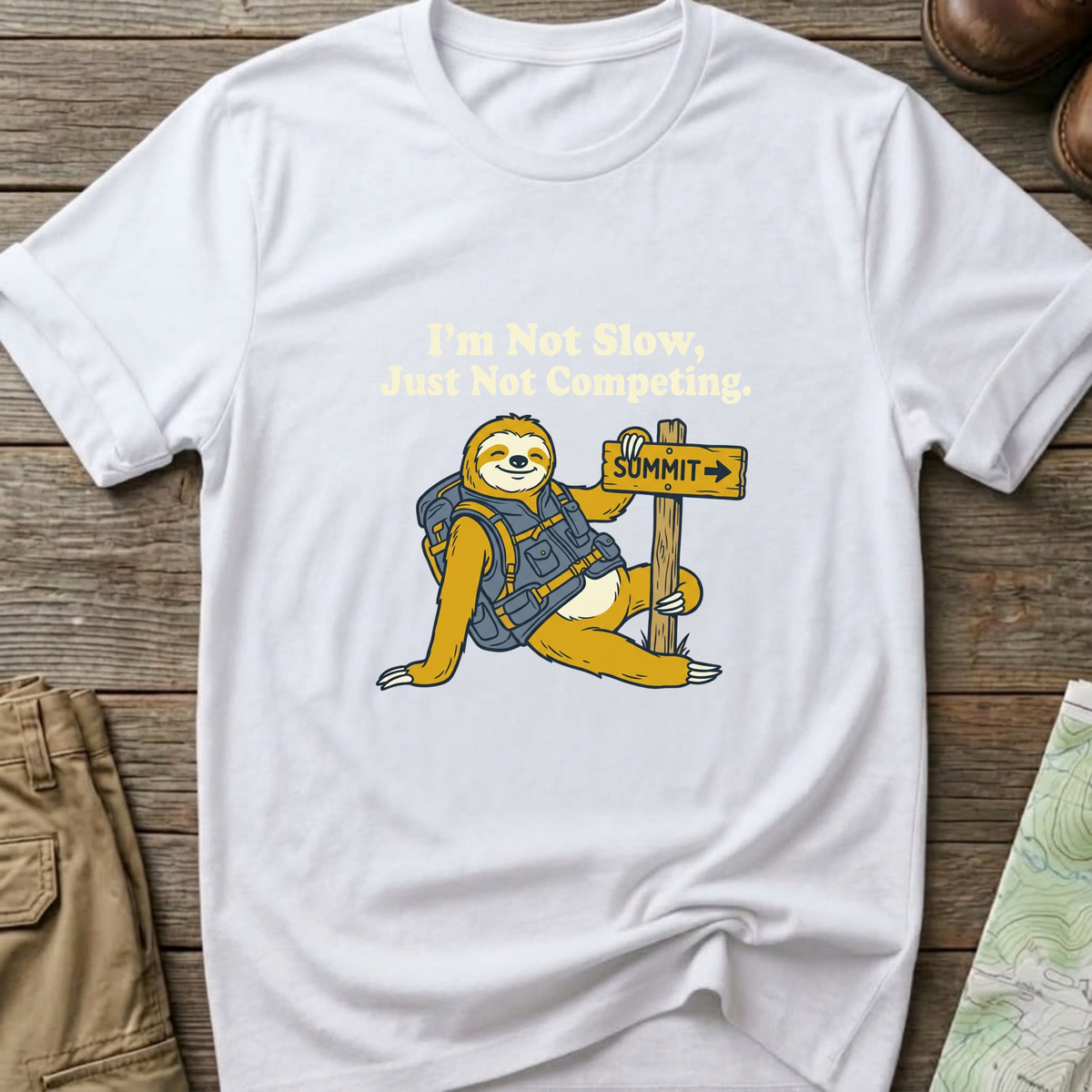 Sloth Hiking T-Shirt